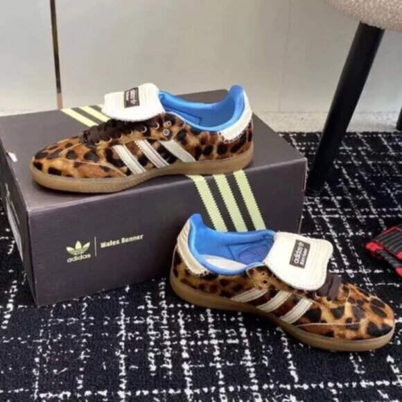 adidas gazelle silver green womens Wales Bonner x Samba Pony 'Leopard'  Prsnlplg